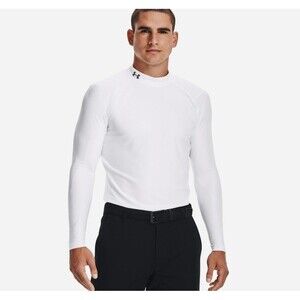 Under Armour Golf Size L Cold Gear Fitted Long Sleeve Shirt Compression Stretch